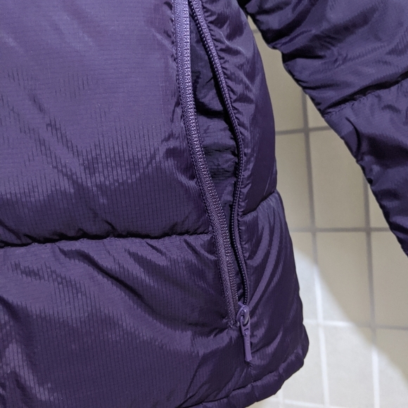 VINTAGE Down jacket puffer quilted coat Sz S - Picture 6 of 10